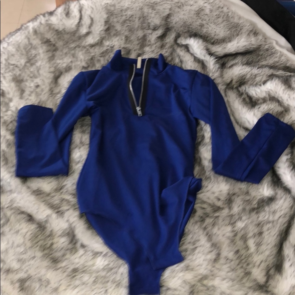 Lf bodysuit/ quarter zip